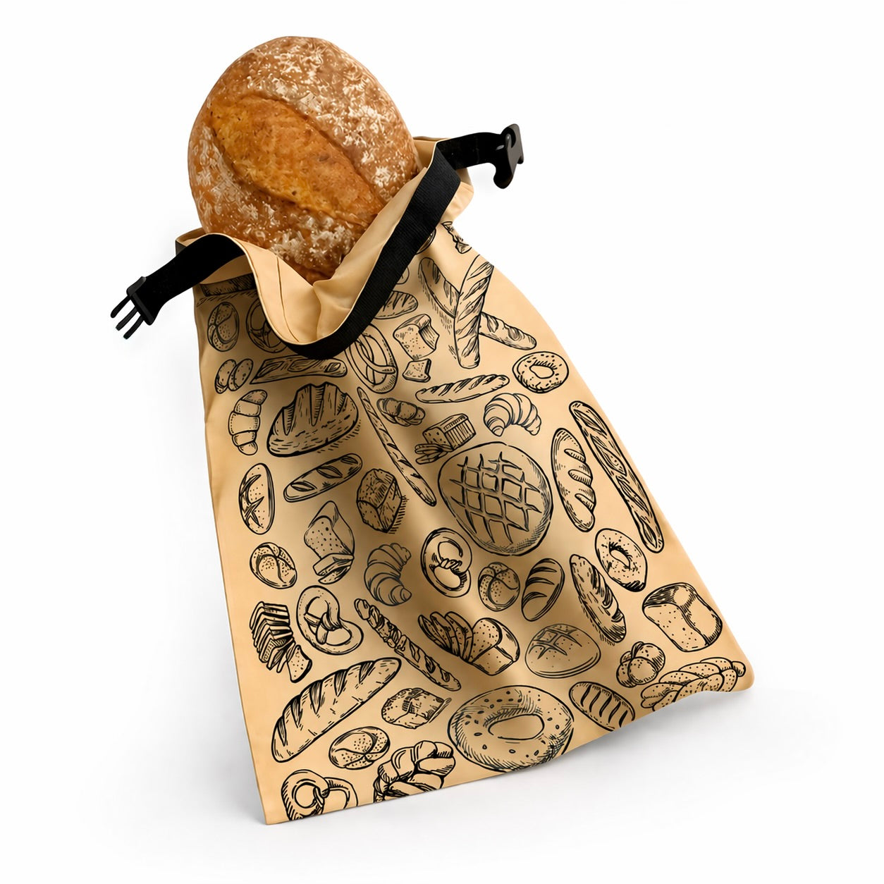 Reusable Bread Bag - Brown