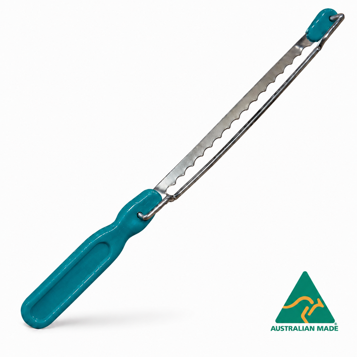Bread Saw Adjustable Recycled Plastic - Teal Blue