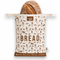 Beeswax-Lined Cotton Bread Bags - Brown