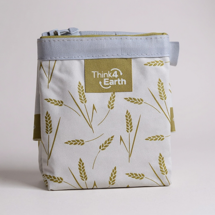 Beeswax-Lined Organic Cotton Bread Bags - Yellow