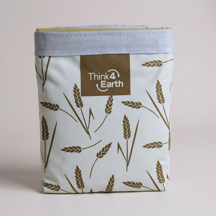 Beeswax-Lined Organic Cotton Bread Bags - Brown