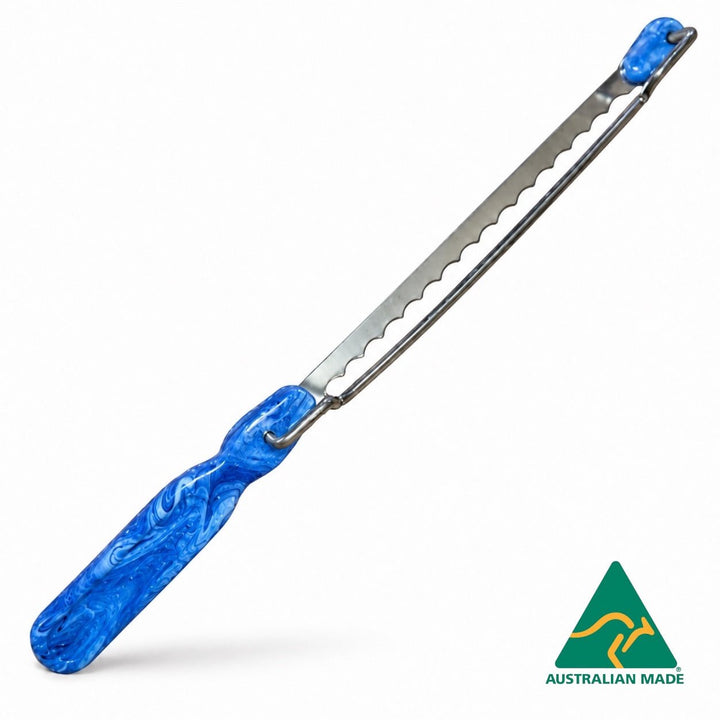 Bread Saw Adjustable Recycled Plastic - Blue &amp; White - Think4Earth
