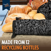 Reusable Baguette Bag - Black - Think4Earth