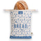 Beeswax-Lined Cotton Bread Bags - Blue