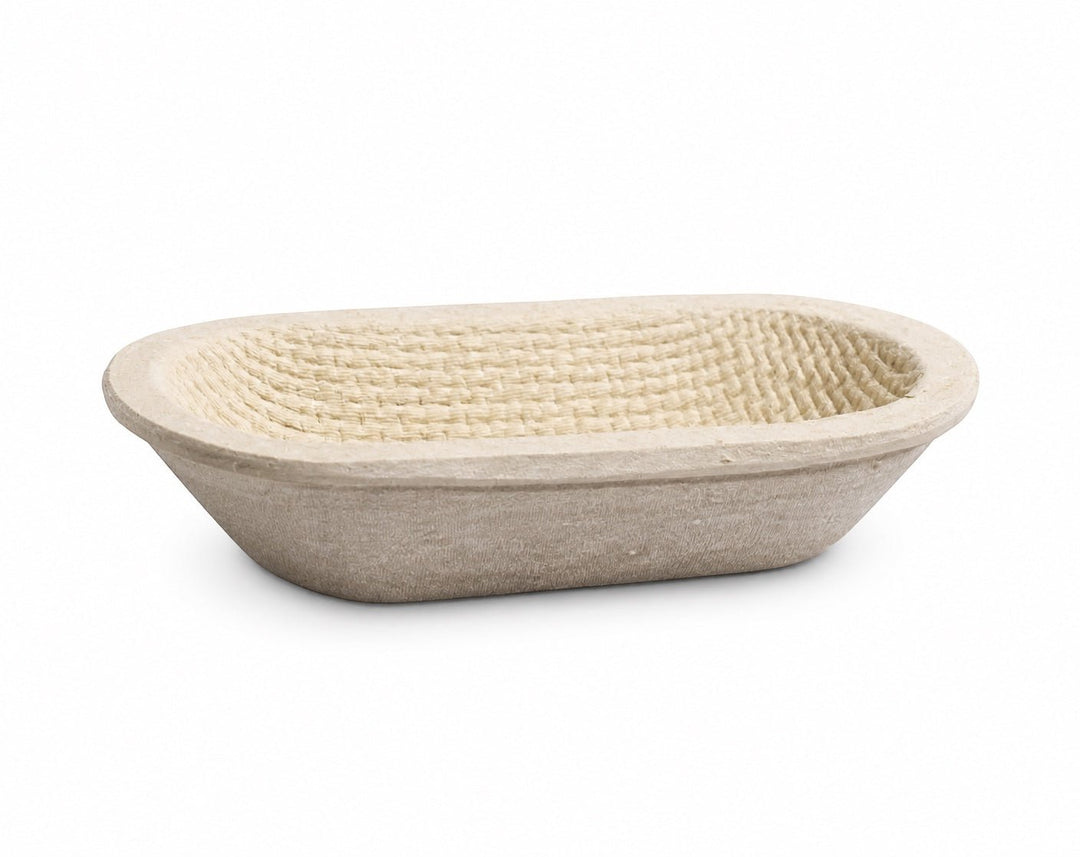Wood Pulp Banneton 1.5kg Oval Waffle - Think4Earth