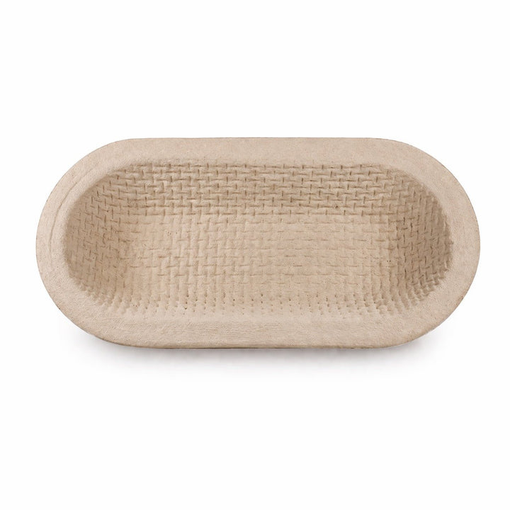 Wood Pulp Banneton 1.5kg Oval Waffle - Think4Earth