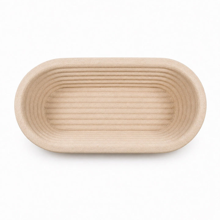 Wood Pulp Banneton 1kg Oval Crease - Think4Earth