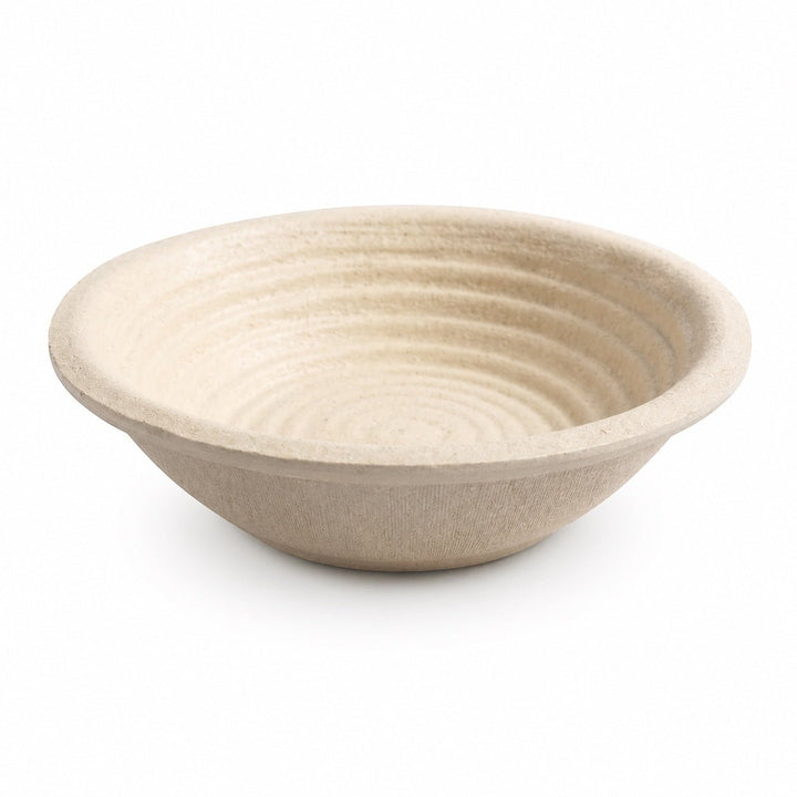 Wood Pulp Banneton 1kg Round Crease - Think4Earth