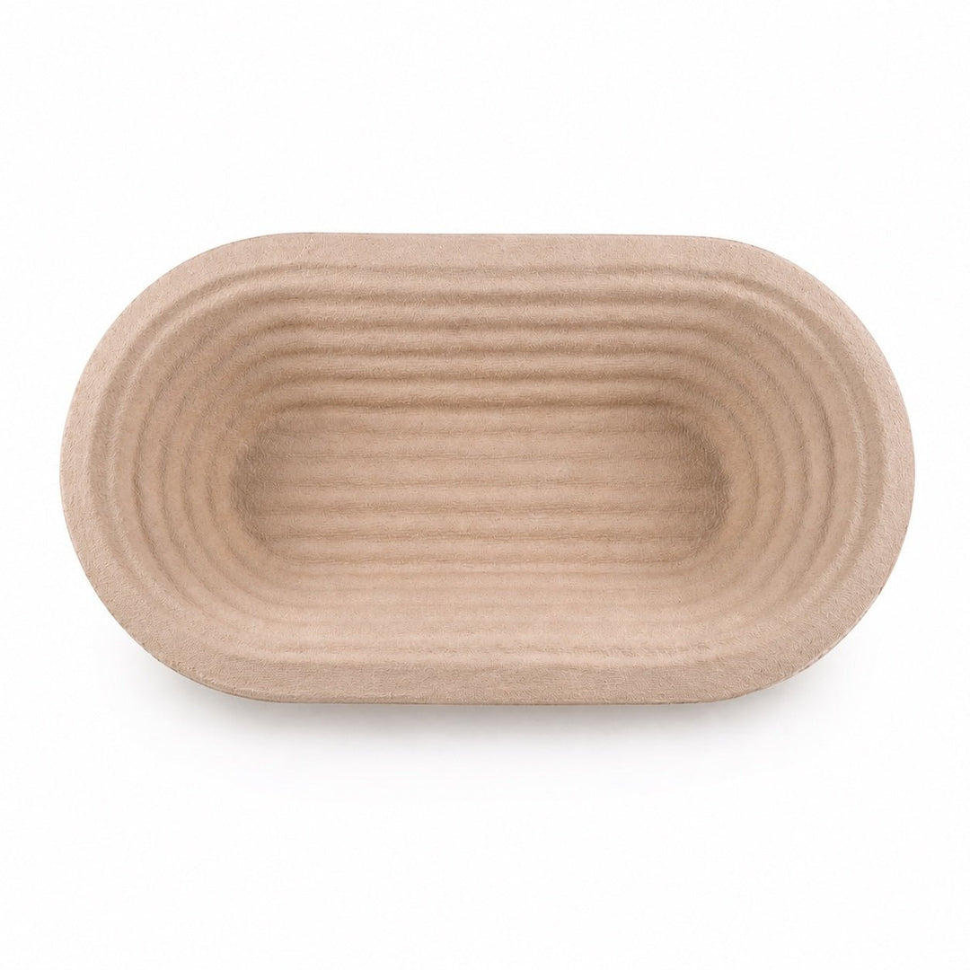 Wood Pulp Banneton 500g Oval Crease - Think4Earth