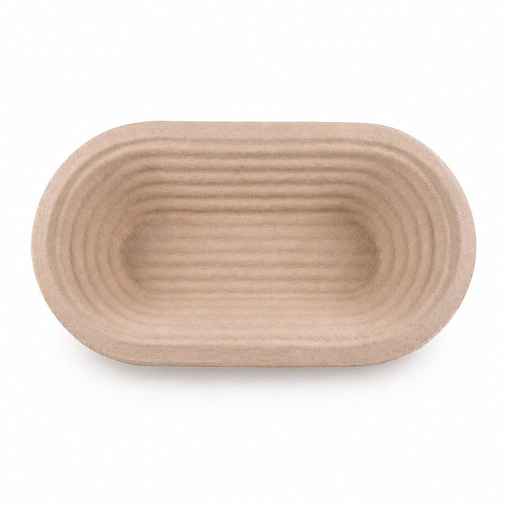 Wood Pulp Banneton 500g Oval Crease - Think4Earth