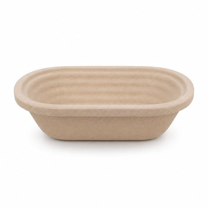 Wood Pulp Banneton 500g Oval Crease - Think4Earth