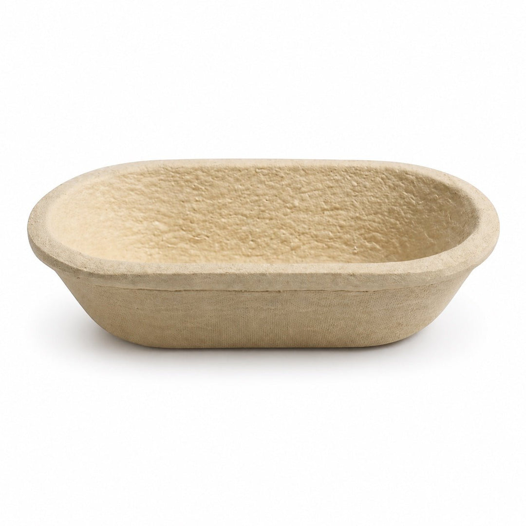 Wood Pulp Banneton 500g Oval Smooth - Think4Earth
