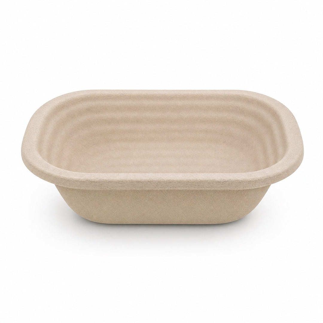 Wood Pulp Banneton 750g Oval Crease - Think4Earth