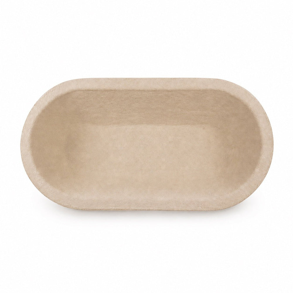 Wood Pulp Banneton Oval Smooth – Think4Earth
