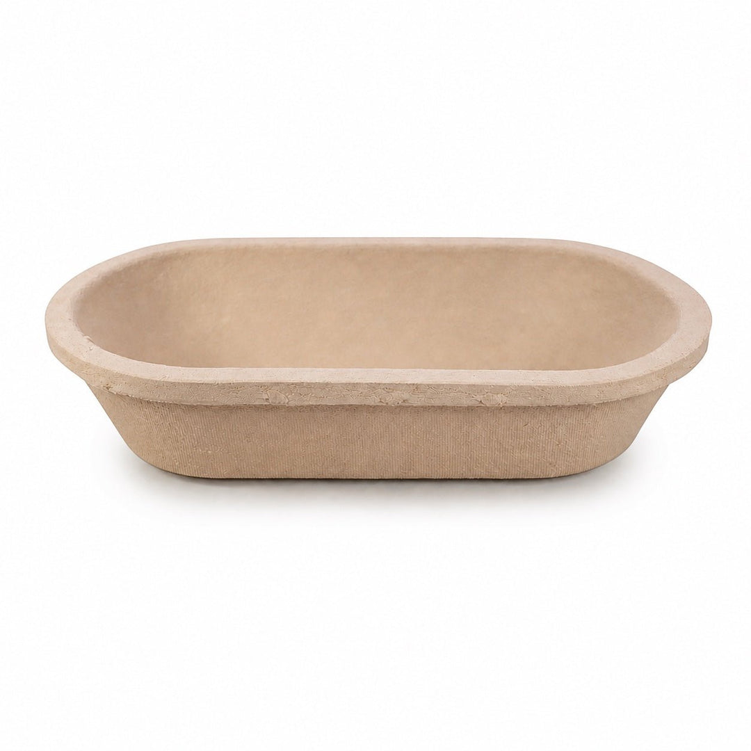 Wood Pulp Banneton 750g Oval Smooth - Think4Earth